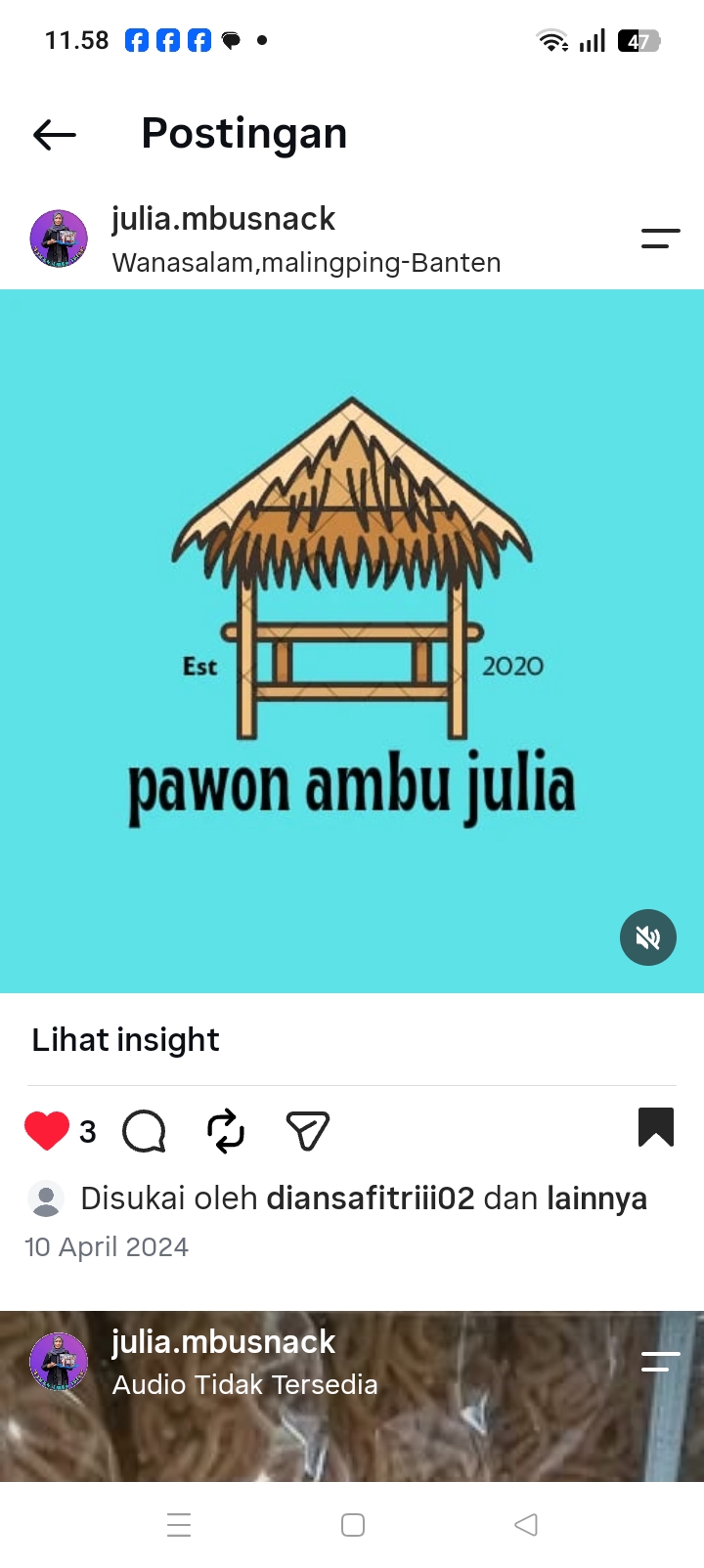 Profil pawon Ambu julia