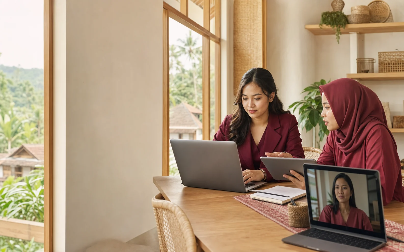 Perempuan Indonesia belajar digital bersama di ruang komunitas
